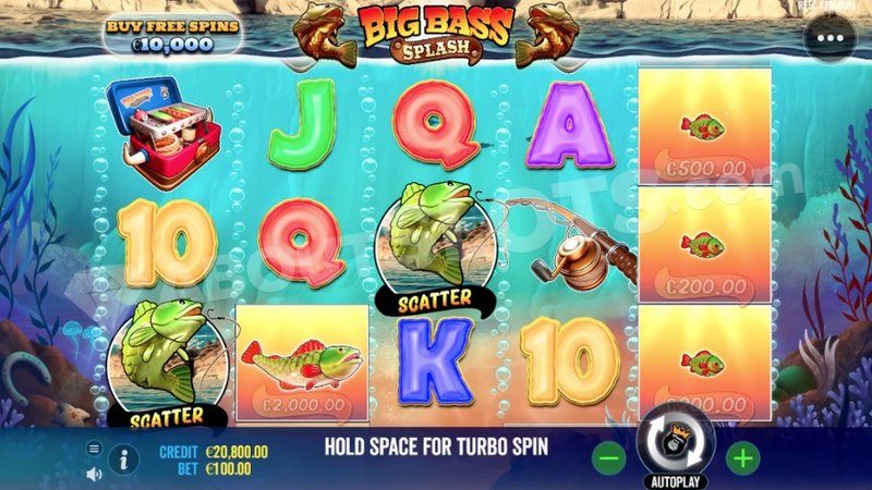 Großer Bass Splash - Demo der Slot Maschine in Deutschen Casinos